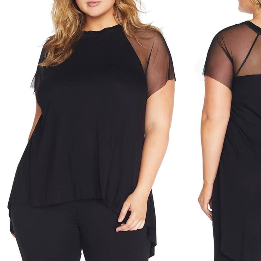 Rebel Wilson x Angels Illusion Yoke Tee Sz 2x